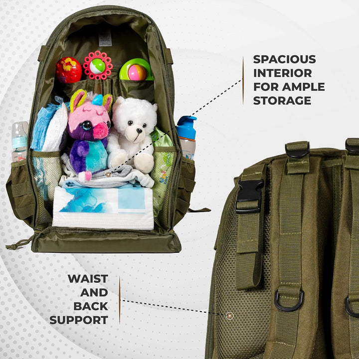 Mossa tactical baby gear Grün, Grün