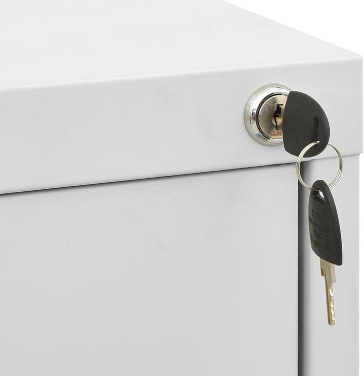 vidaXL Aktenschrank Büroschrank Metallschrank Schrank Stahlschrank Schubladenschrank Bürocontainer L