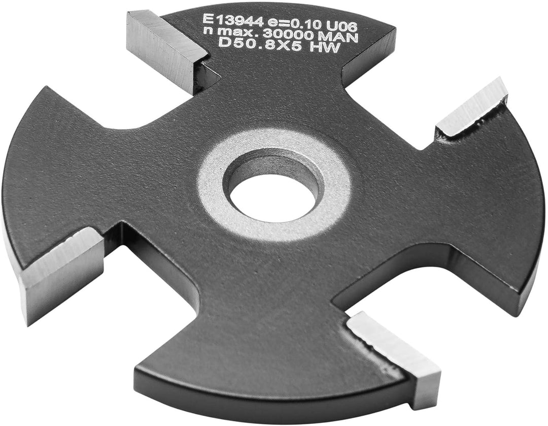 ENT 13944 Scheibennutfräser HW, Schaft (S) 8 mm, Durchmesser (D) 50,8 mm, NL 5 mm, Z4 D=50,8 / NL=5,