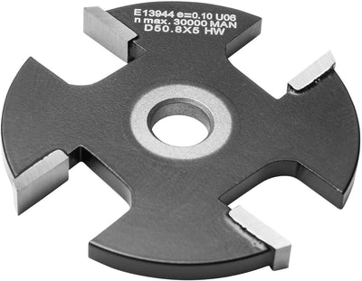 ENT 13944 Scheibennutfräser HW, Schaft (S) 8 mm, Durchmesser (D) 50,8 mm, NL 5 mm, Z4 D=50,8 / NL=5,