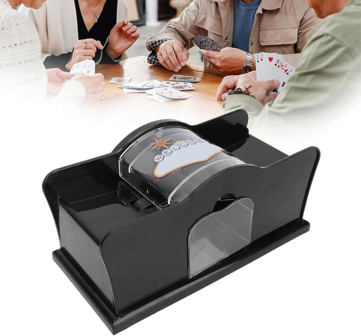 Manueller Kartenmischer, verschleissfest stabil robust stumm sicher tragbare kompakte Spielkarte man