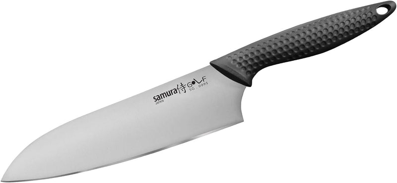 SAMURA Golf Santoku Kochmesser 180mm/7.1". Härte 59 HRC