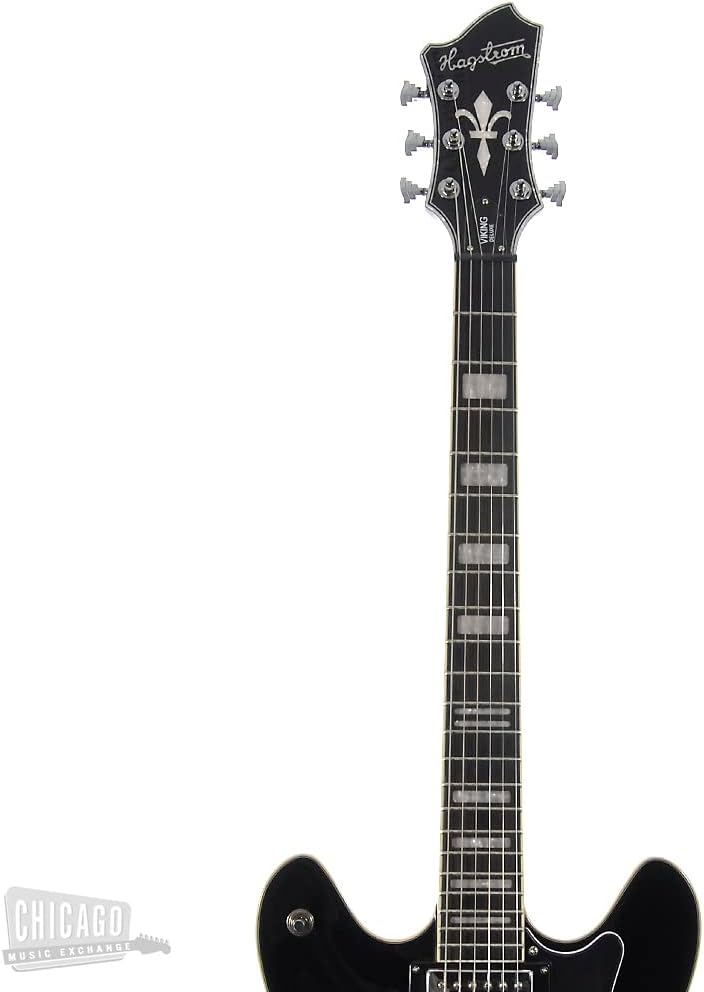Hagstorm Tremar Viking Deluxe E-Gitarre, Schwarz