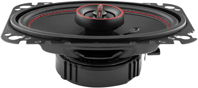 DS18 GEN-X4.6 4x6 135 Watt 2-Wege-Koaxial-Lautsprecher 4-Ohm - Verkauft als Paar 2 Schwarz Neues Mod