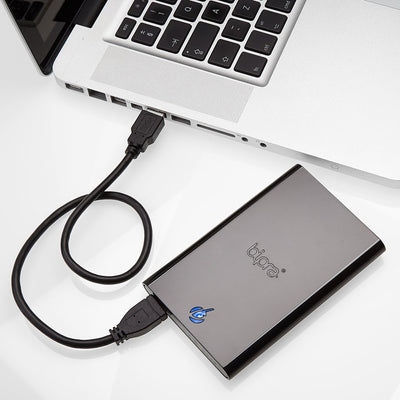 Bipra S2 2.5 Zoll USB 2.0 NTFS Portable Externe Festplatte - Schwarz (1TB) 1 TB, 1 TB