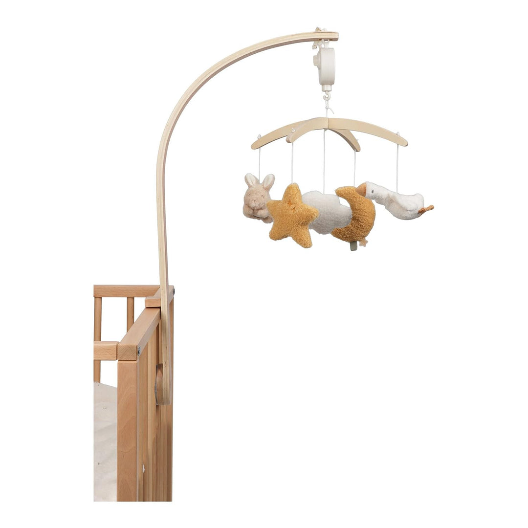 Little Dutch Mobile Musik Spieluhr mit Holz Halterung für Babybett - Newborn Naturals