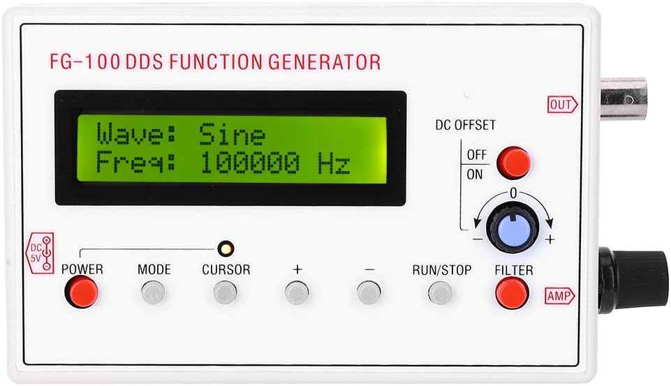 FTVOGUE 1HZ-500KHz DDS Funktionssignalgenerator Modul Sinus Rechteck Dreieck Sägezahn