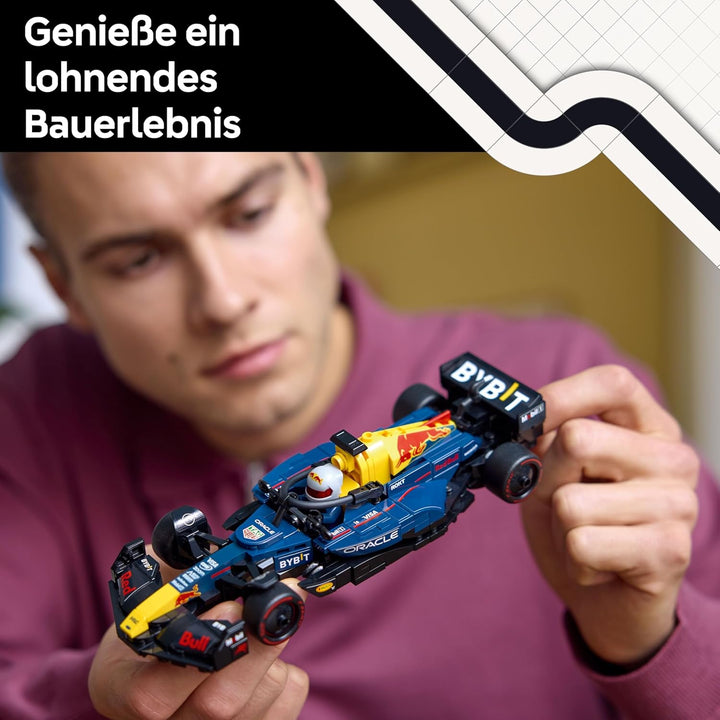 LEGO Speed Champions Oracle Red Bull Racing RB20 F1 Rennauto - Modell für Erwachsene mit Formel 1 Mi
