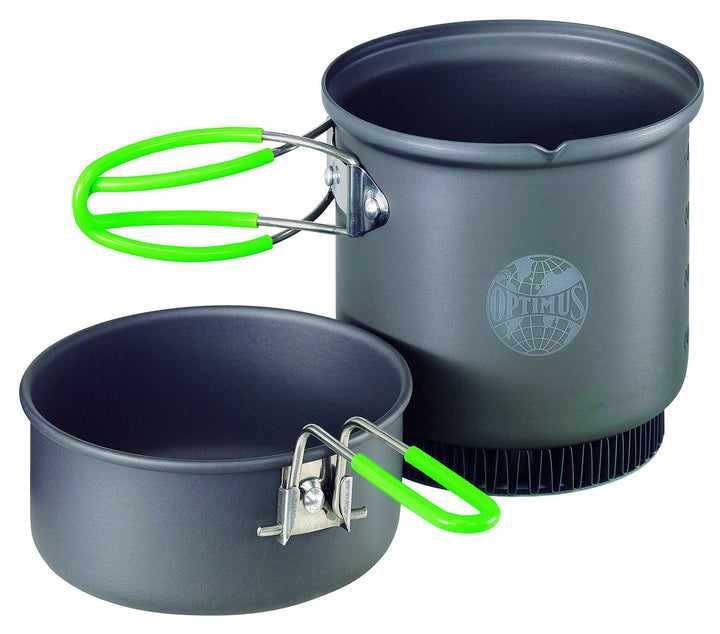 Optimus Terra Weekend He 8019746 Kochsets mit 95 l Antihaftbeschichtung + Bob Schwamm.