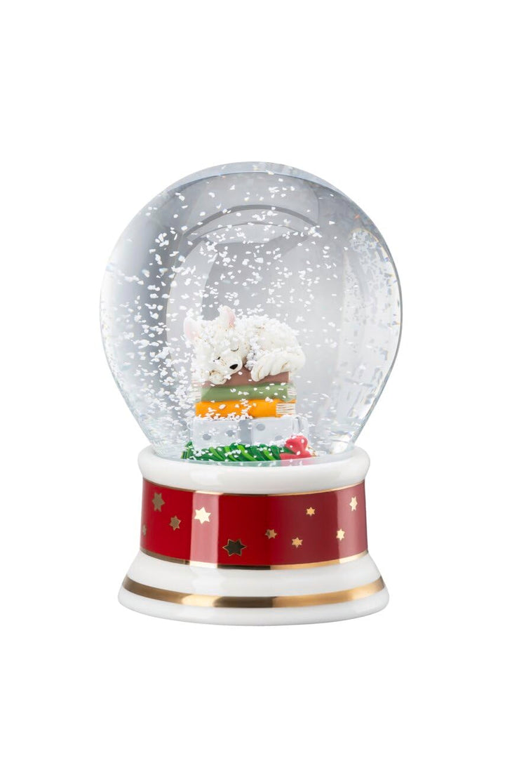 Hutschenreuther Weihnachten Sammelserie Weihnachtslieder 2025 "Alle Jahre Wieder Schneekugel Höhe 12