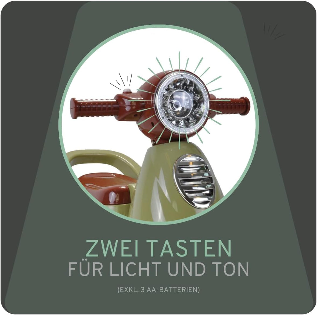 Bandits & Angels Retro Rutscher ab 1 Jahr (Retro Grün), Retro Grün