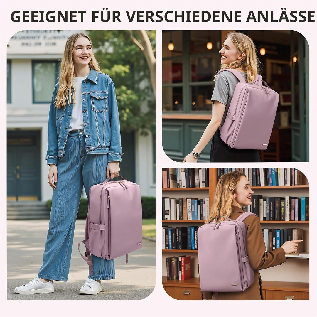 Stilvoller Laptop Rucksack für Damen von Fluggesellschaften zugelassen, Perfekt für die Arbeit das C