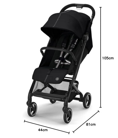 Cybex Gold Kinderwagen Beezy mit One-Pull Harness, Ab Geburt bis ca. 4 Jahre (max. 22 kg), Kompakt u