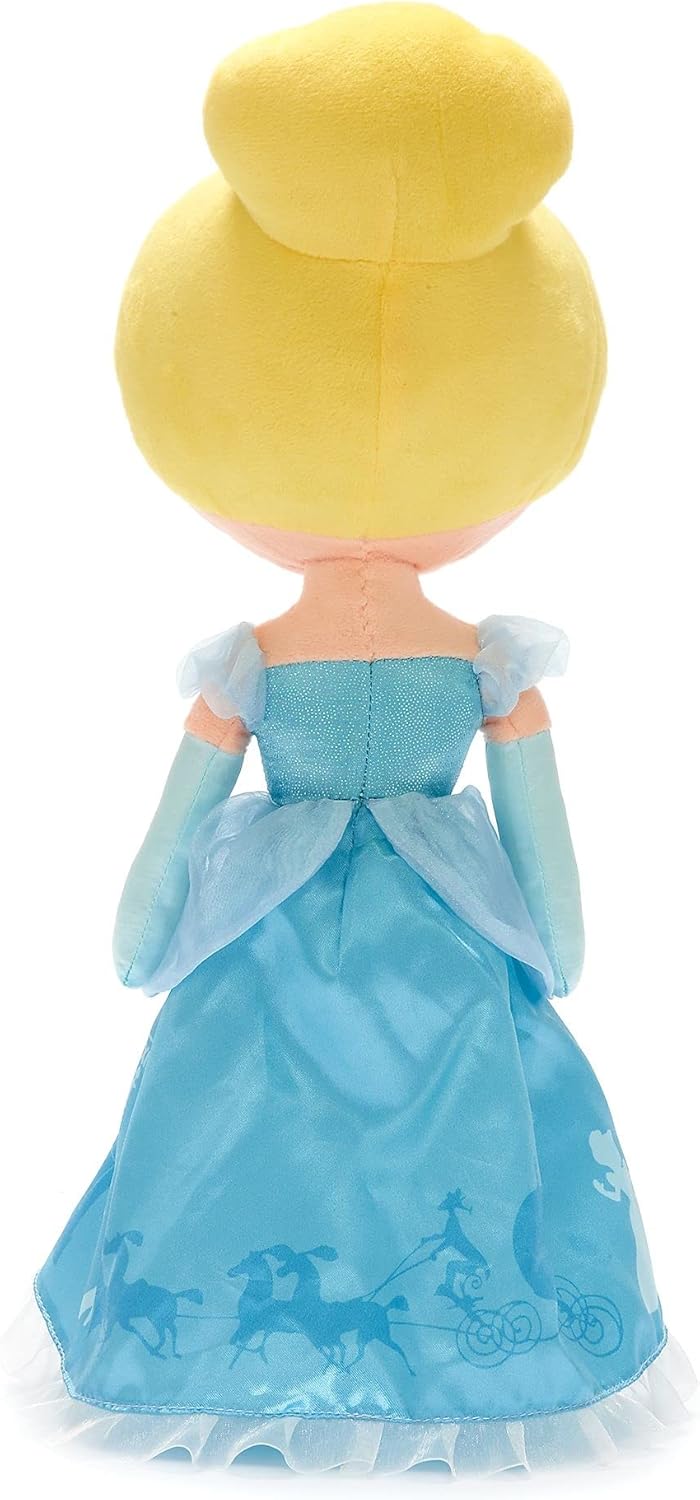 Disney Store Official, Cinderella, Kuschelpuppe, Plüsch-Prinzessin, 37 cm | Weiche Cinderella Stoffp