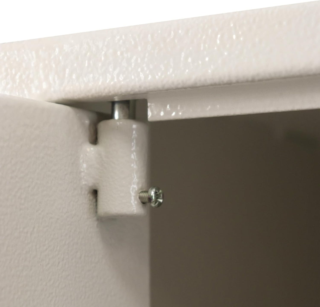 YUENFONG Safe Tresor Möbeltresor mit Doppelbartschloss & 2 Schlüssel, Wandtresor Wasserdicht feuerfe