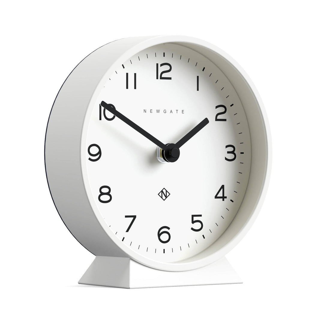 NEWGATE® M Mantel - Silent Sweep Kaminuhr - 'No Tick' - Moderne Kaminuhr - Kleine Uhr - Wohnzimmeruh
