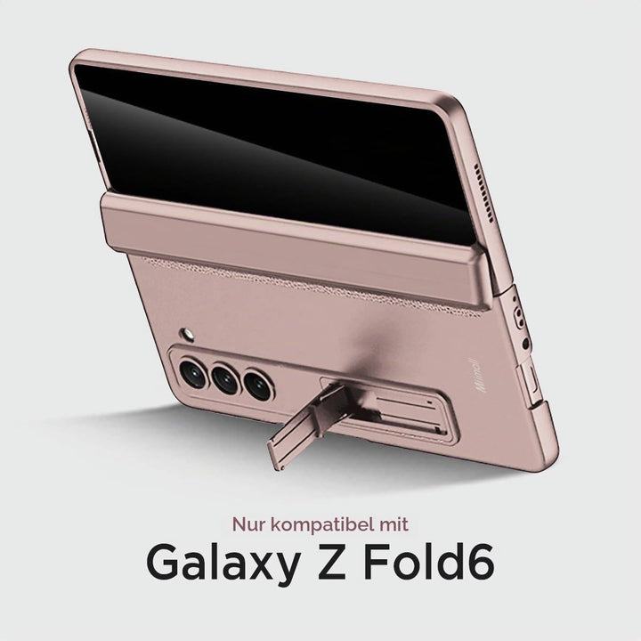 Miimall Kompatibel mit Samsung Galaxy Z Fold 6 Hülle mit Displayschutz Anti-Peeping+Magnetischer Sch