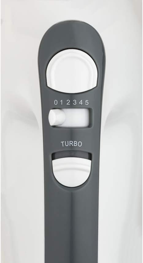 Becken Stabmixer und Knetmaschine, 5 Geschwindigkeiten und Turbo-Funktion, 400 W, Weiss