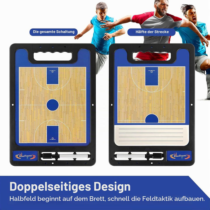 RoseFlower Basketball Taktikboard, Professional Basketball Taktikbrett Coach Board Magnetische Train