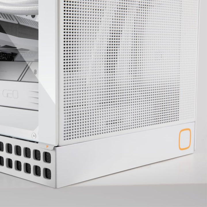 Geometric Future M4 King Arthur White Mid/Mini Tower, E-ATX/ATX Gaming-Gehäuse, vertikales Lufttunne