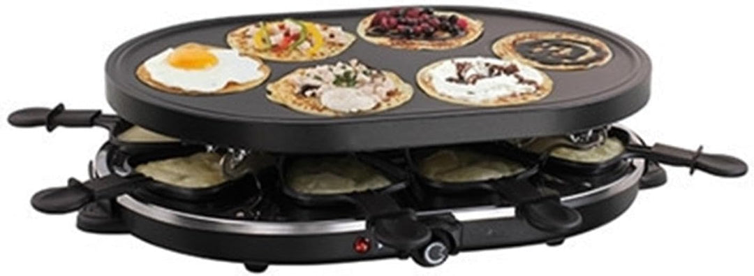 Antihaftbeschichtete Raclette-Pfannen, 4 X Antihaftbeschichtete Grill-Kochpfannen, Antihaftbeschicht