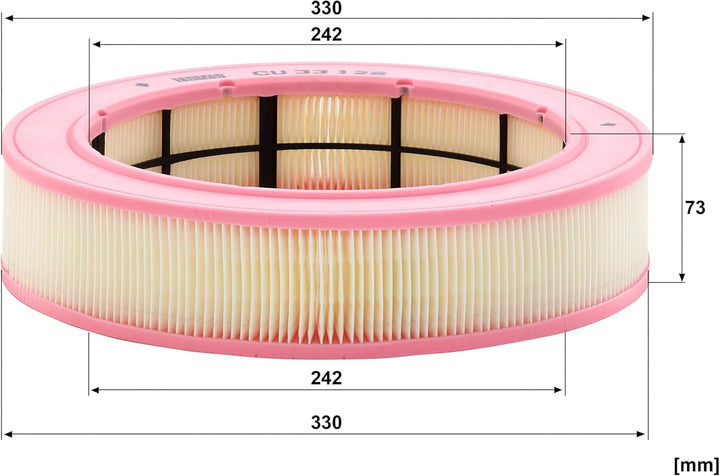 MANN-FILTER CU 33 128 Innenraumfilter – Für LKW