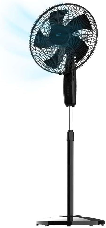 Cecotec Standventilator EnergySilence 515 MaxFlow Black, 45W, Durchmesser von 16", 5 Blätter, 1h Tim