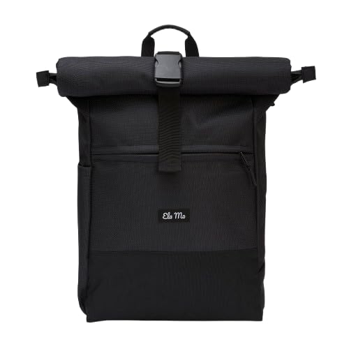 Ela Mo® Rolltop Rucksack Damen - Rollrucksack Anti Diebstahl für Sport & Reisen - Laptoprucksack für
