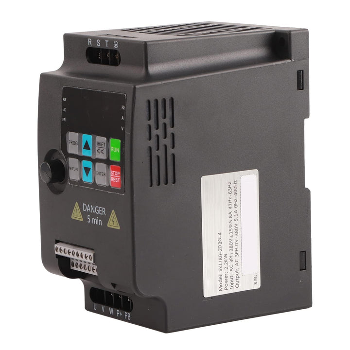 380 V 2.2kw Mini VFD Frequenzumrichter 3 phasen-Wechselstrom Wechselrichter für 3 phasen Drehstrommo
