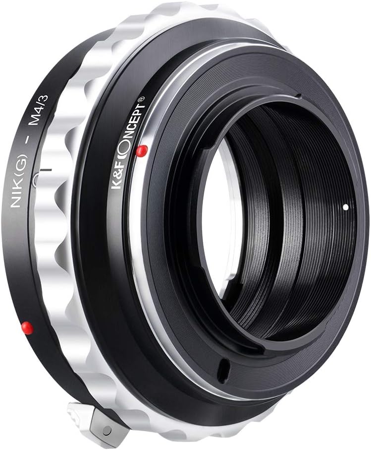 K&amp;F Concept Nikon AI(G)-M4/3 Objektiv Adapter mit Blendenring für Nikon G AF-S F Objektiv auf M4/3 M