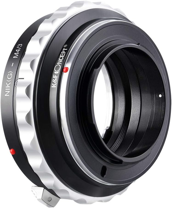 K&amp;F Concept Nikon AI(G)-M4/3 Objektiv Adapter mit Blendenring für Nikon G AF-S F Objektiv auf M4/3 M