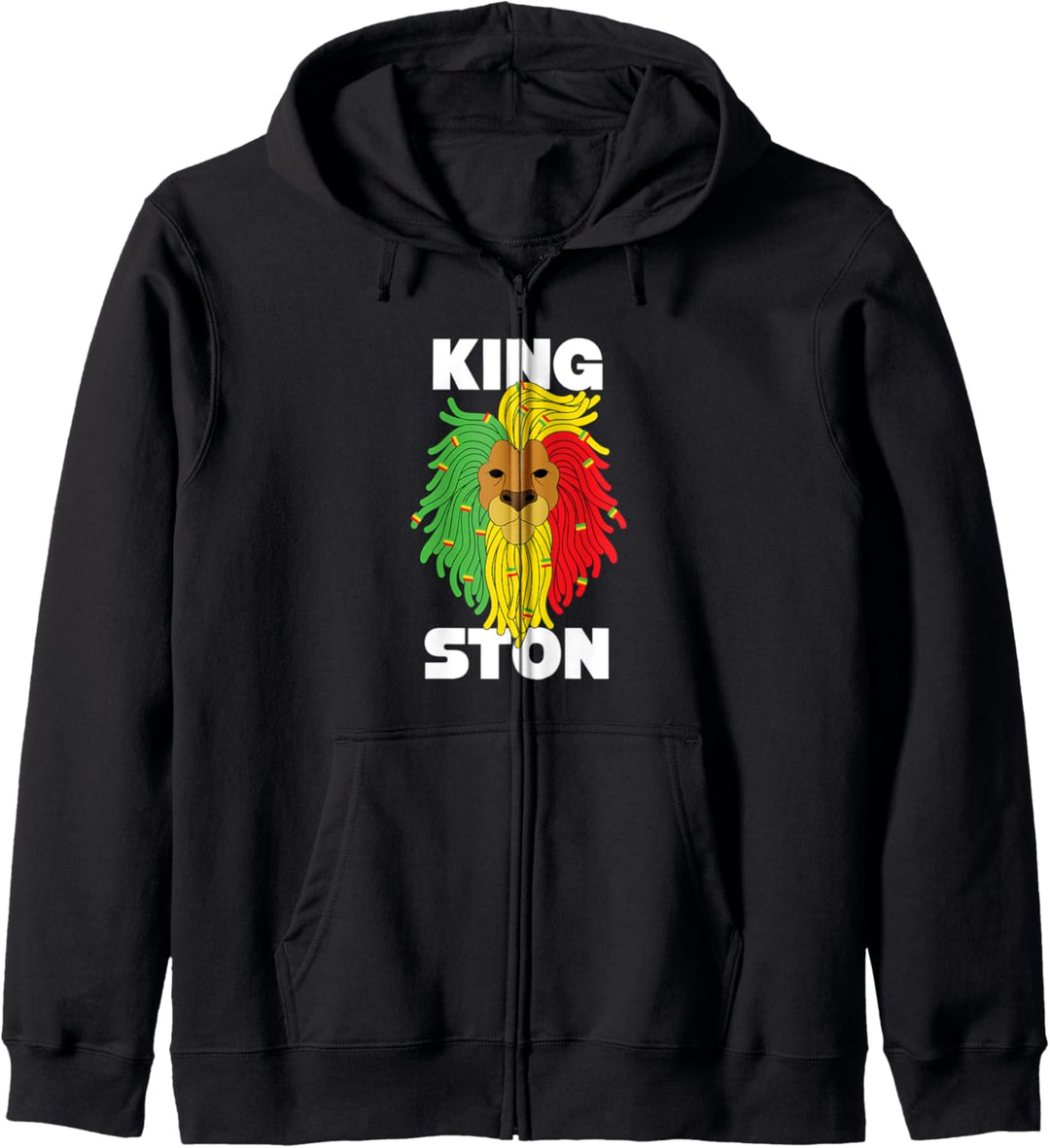 Kingston Reggae Rasta Löwe Rastafari Kapuzenjacke