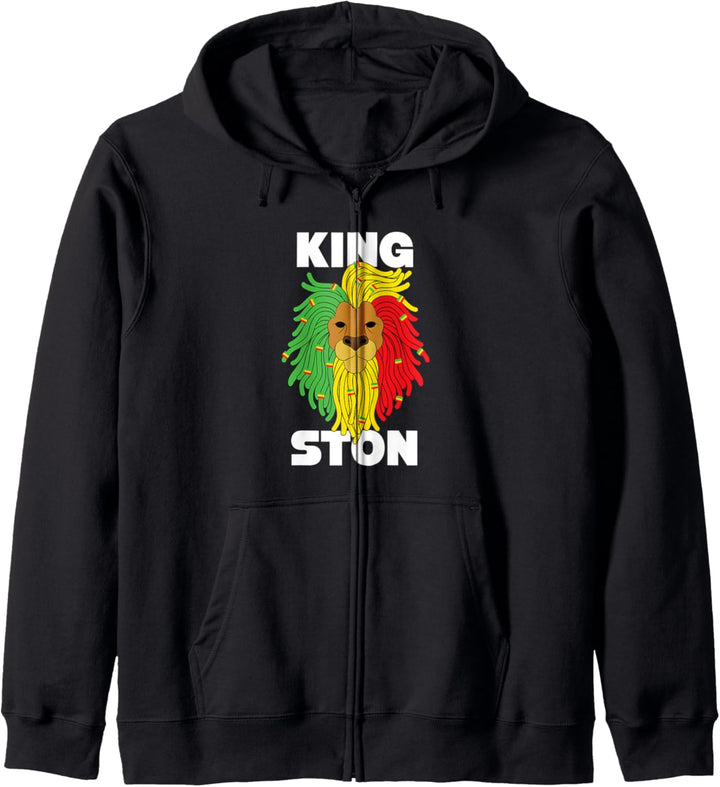 Kingston Reggae Rasta Löwe Rastafari Kapuzenjacke