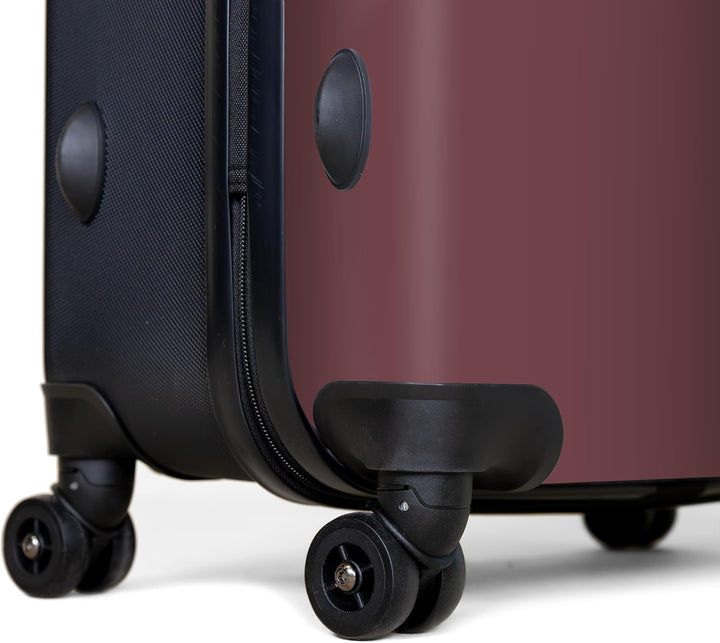 NoBoringSuitcases.com® Koffer XL Gross 77x51.5x28 cm Reisekoffer mit 4 Rollen Leicht Trolley Hartsch