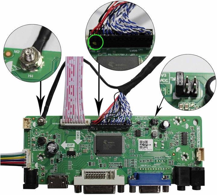 HD-MI Controller Board für 17" M170ETN01.1 WYD170SKD-01 M170QGBN30-01B CD170A54-01 1280x1024 30pin L