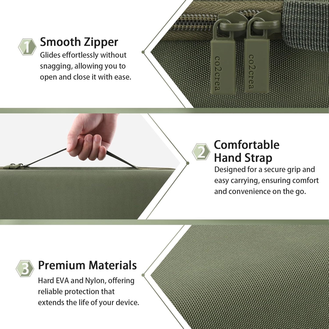 co2CREA Hart Tragbare Schutzhülle Etui Tasche für 8Bitdo Retro 87 Mechanical Keyboard,Hot Swappable