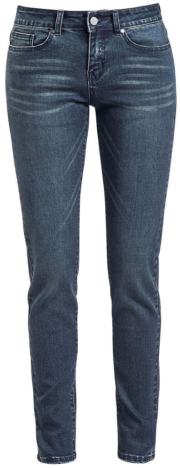 RED by EMP Damen Blaue Jeans mit Waschung W29L30
