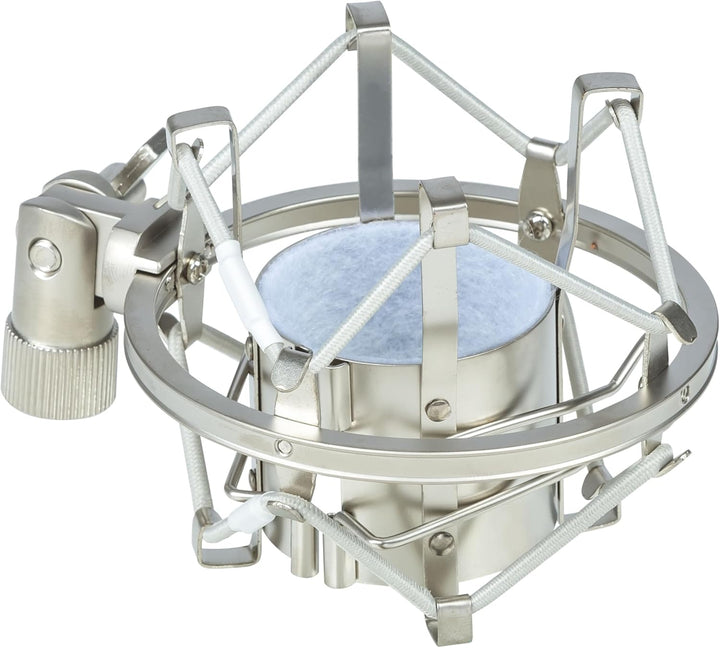 Fame Audio Studio CM1 Grossmembran Kondensatormikrofon, Silber, Elektretkondensator, Nieren-Richtcha
