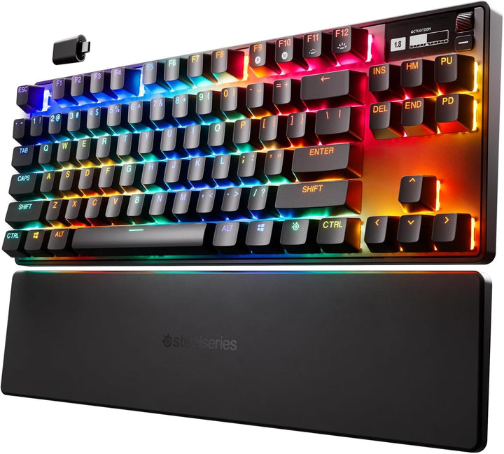 SteelSeries Apex Pro TKL Wireless HyperMagnetic Gaming-Tastatur – E-Sports TKL-Formfaktor – Anpassba