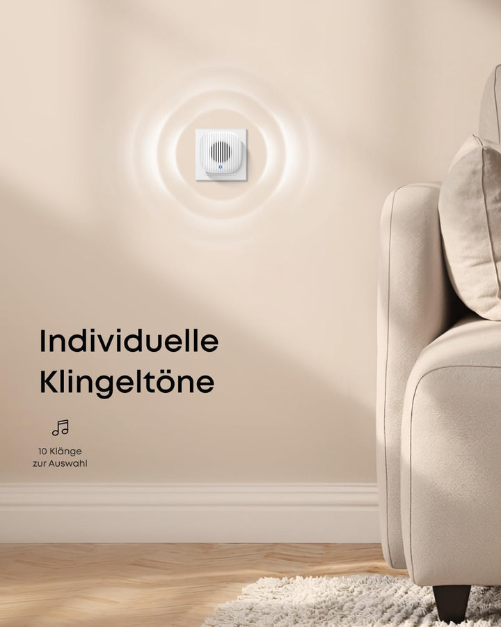 eufy Security Video Doorbell, Chime 2 Additional Bell, Dual Doorbell with Camera with Package Detect
