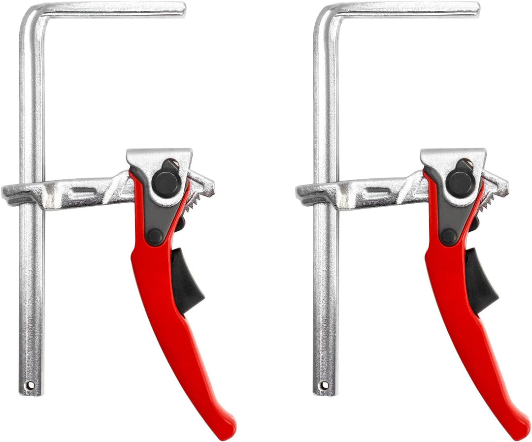 QWORK® Zwinge, Tischzwinge, Hebelzwinge, Schnellspanner mit 160mm Kapazität und 60mm Kehlentiefe zum