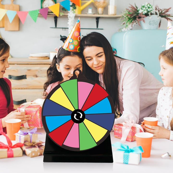 Spinnings Preisrad – 12 Slots Spinner Preisrad | - mit Marker | Tisch, A