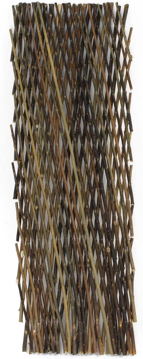 FRANK FLECHTWAREN Rankgitter variabel, bis 80 x 120 cm verstellbar, Kletterhilfe Garten, Flexibles R