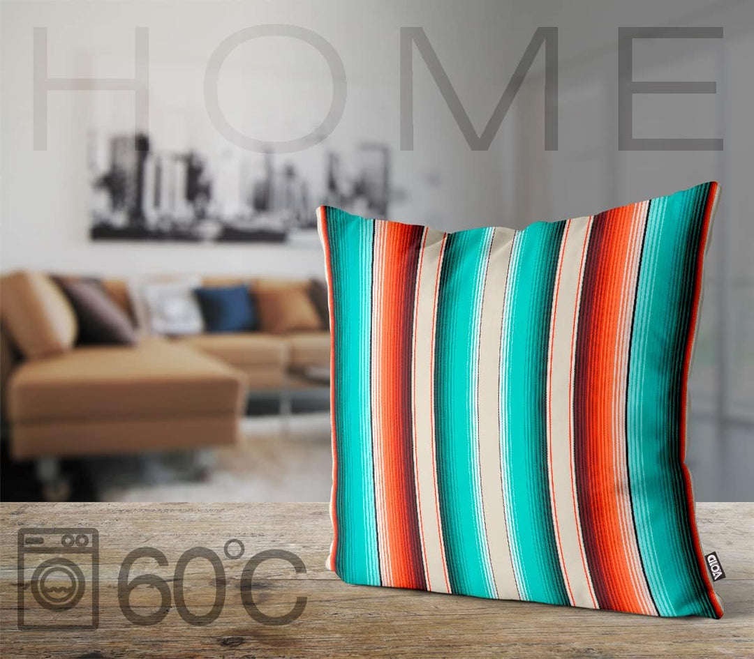 VOID Serape Stripes Kissenbezug Kissenhülle Sofakissen Kissen Deko Outdoor-Kissen Dekokissen, Kissen