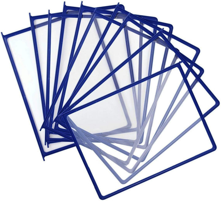 Leviatan Sichttafel Panel A4, PP 10er Packung, Blau Panel Blau, Panel Blau