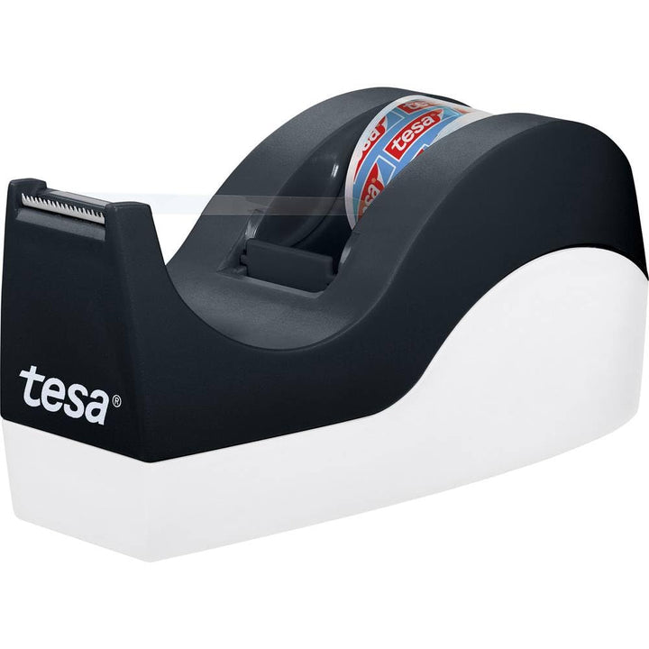 tesa Easy Cut Tischabroller ORCA - rutschfest, einfache Handhabung, sauberer Schnitt - mit 1 Rolle t