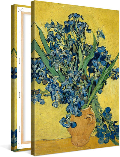 PICANOVA – Vincent Van Gogh Irises May 40x60 cm – Bild auf Leinwand – Leinwandbild – Premium Leinwan