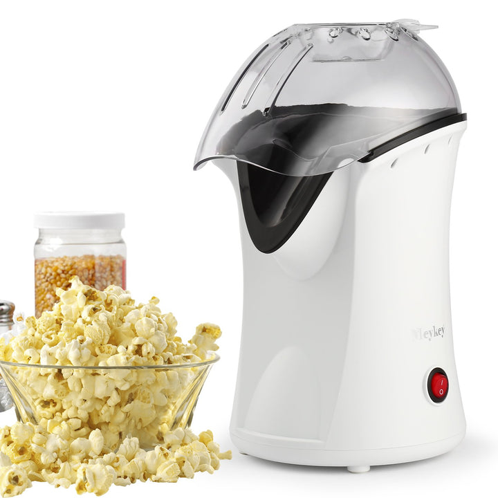Popcornmaschine 1200W, Heissluft Popcorn Maker Kompakte Heissluft-Kochmaschine ohne Fett, mit Messbe
