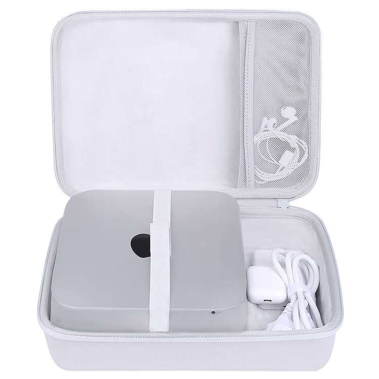 co2CREA Hart Reise Schutz Hülle Etui Tasche für Apple 2023 Mac Studio M2 / M1 / M1 Max Chip Desktop