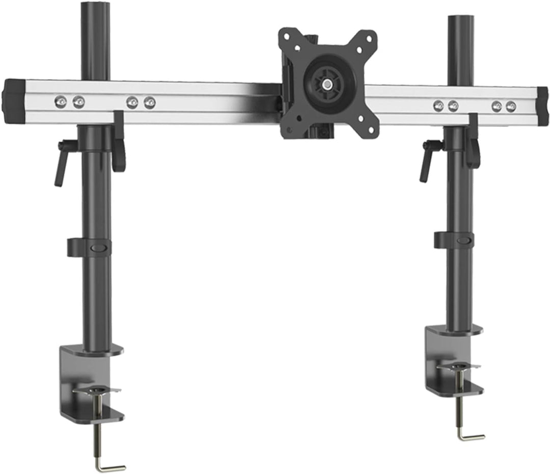 HFTEK Monitorarm - Halterung Halter Tischhalterung für Bildschirme von 15 bis 49 Zoll mit Tischklemm